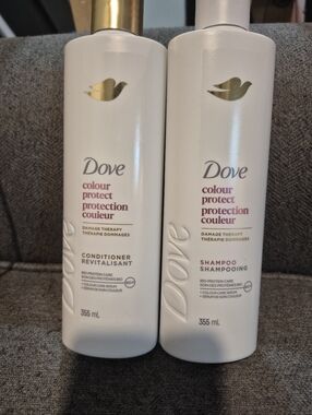 Dove Colour Protect Shampoo & Conditioner. Damage Therapy. 355ml X 2. New.
